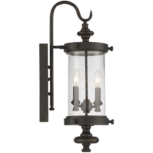 Palmer Outdoor Wall Lantern, 12 1/4" and 5" wide for back plate.......center of the mount to the top of the scroll is 13"