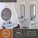 Sloane LED 16 inch Satin Brass Bathroom Light Wall Light in 2