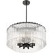 Glacier 10 Light 27.5 inch Matte Black Pendant Ceiling Light