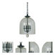 Hannover 4 Light 11 inch Brushed Nickel Mini Chandelier Ceiling Light