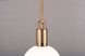 Forked LED 7.87 inch Brass Pendant Ceiling Light