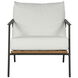 Milan Stinson White Outdoor Armchair