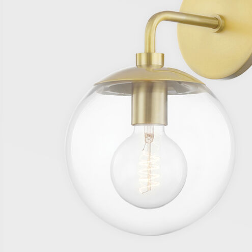 Meadow 1 Light 7 inch Aged Brass Wall Sconce Wall Light