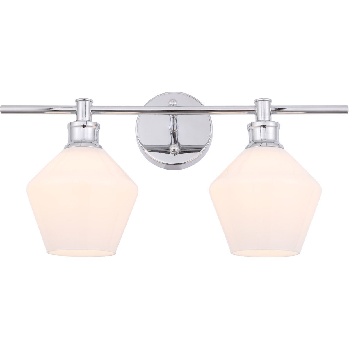 Gene 2 Light 19 inch Chrome Wall sconce Wall Light