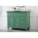 Otto 42 X 21 X 35 inch Vintage Mint Vanity Sink Set