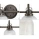 Archie 3 Light 26.25 inch Venetian Bronze Bath Vanity Wall Light