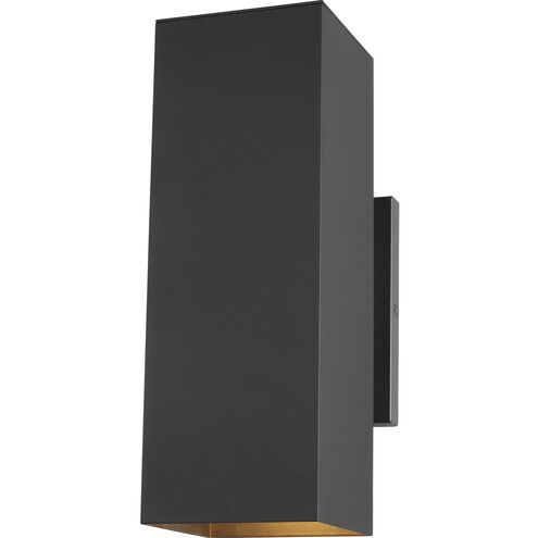 Pohl 2 Light 14.25 inch Black Outdoor Wall Lantern