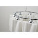 Canada 8 Light 27.5 inch Chrome Chandelier Ceiling Light