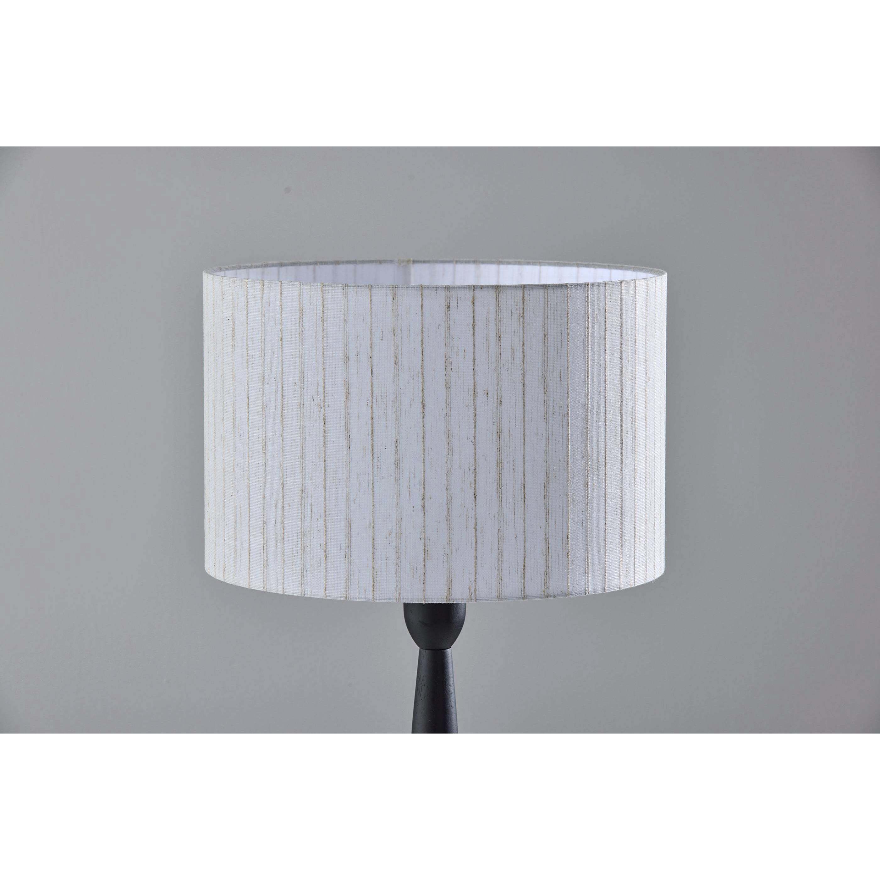 Nigel 29 inch 60.00 watt Black Wood Table Lamp Portable Light