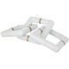 Anita White/Gold Marble Chain