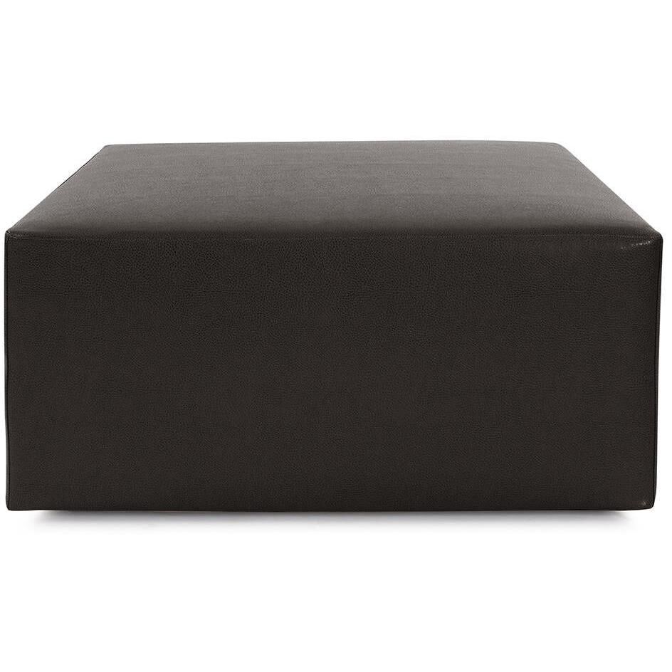 Universal 18 inch Black Ottoman, 36in Square, The Avanti Collection