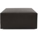 Universal 18 inch Black Ottoman, 36in Square, The Avanti Collection