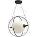 Aries LED 16 inch Black Pendant Ceiling Light