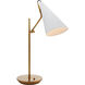 AERIN Clemente 20.75 inch 60.00 watt Plaster White Table Lamp Portable Light