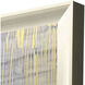 Seaside Harmony Blue and Brown and Metallic and White Framed Art