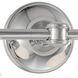 Spencer 2 Light 14.75 inch Chrome with Opal Vanity Light Wall Light