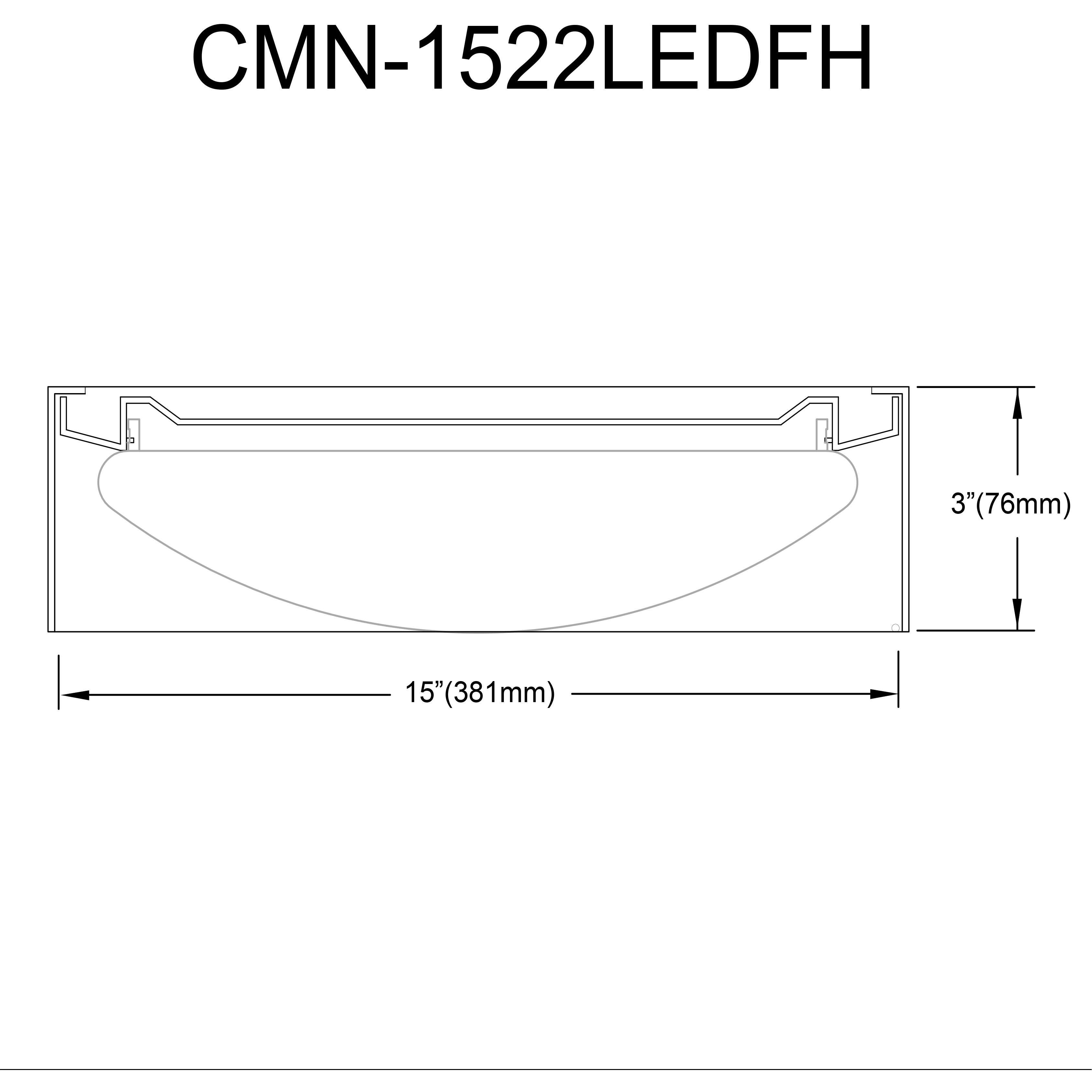 Carmen LED 15 inch Aged Brass Flush Mount Ceiling Light