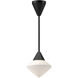 Alora Mood Nora 1 Light 8 inch Matte Black Pendant Ceiling Light