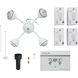 Accessory LED LED Integrated White Fan Fitters