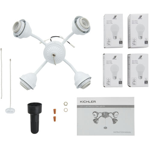 Accessory LED LED Integrated White Fan Fitters