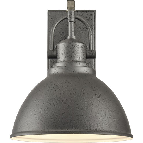 North Shore 1 Light 12 inch Iron with Palisade Gray Outdoor Sconce