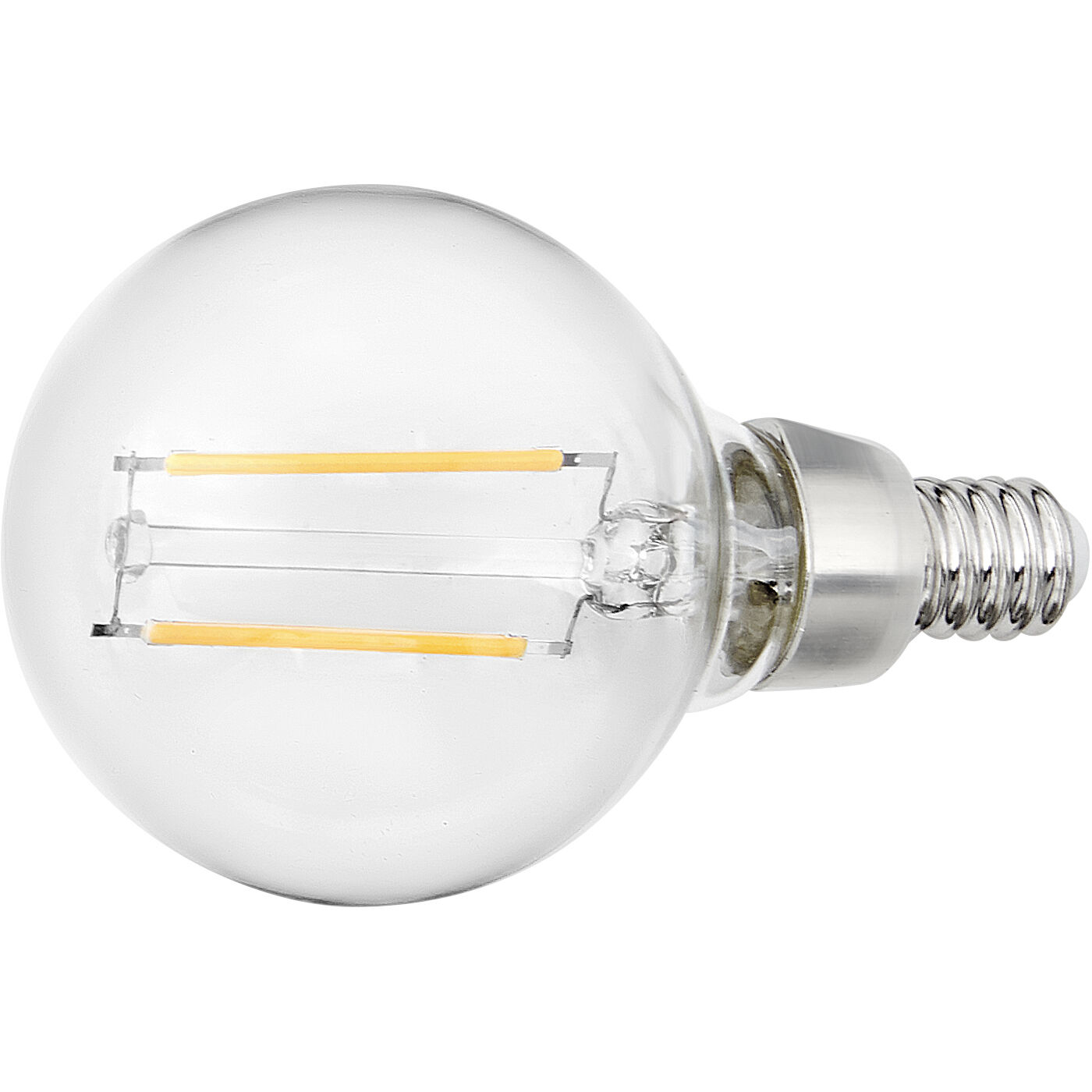 LumiGlo Cand. 2.00 watt 120v 2400 LED Bulb in Clear