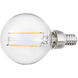 LumiGlo Cand. 2.00 watt 120v 2400 LED Bulb in Clear