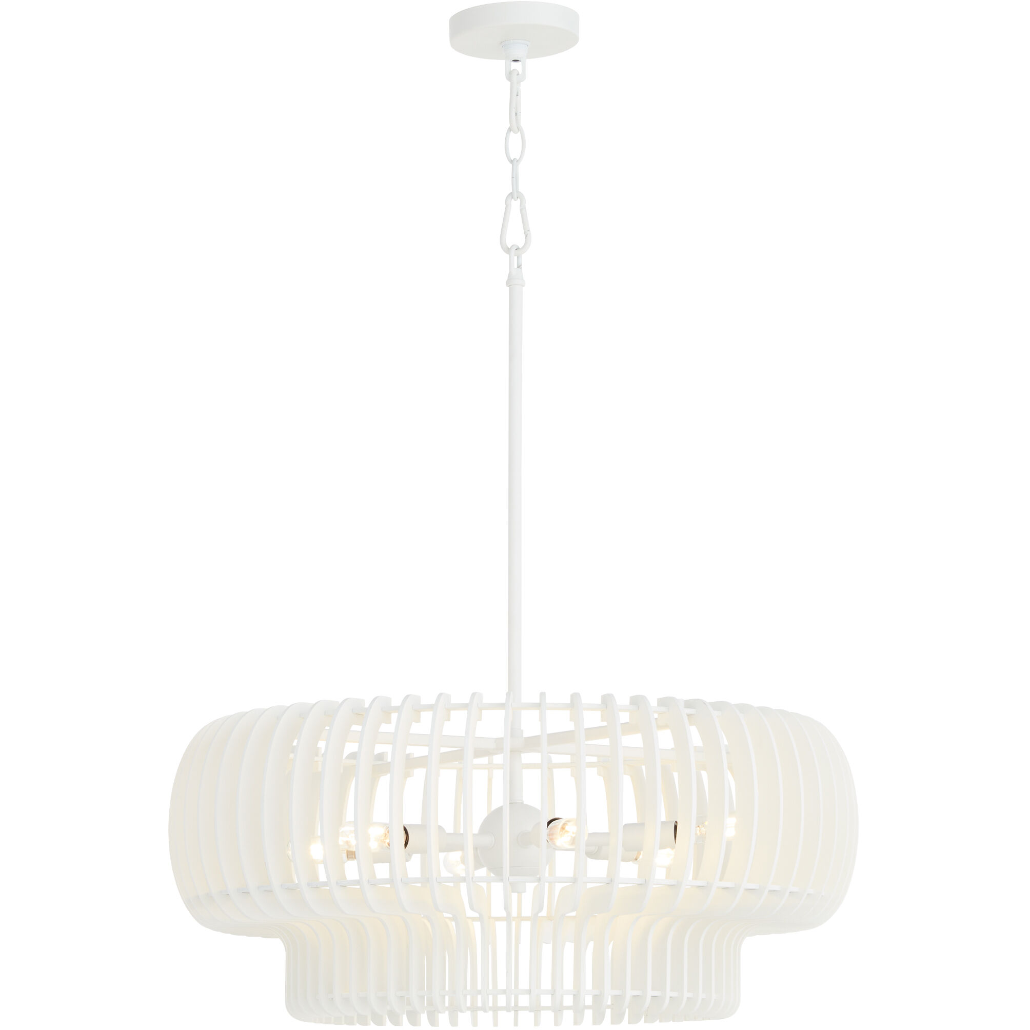 Harrelson 6 Light 22 inch Studio White Pendant Ceiling Light