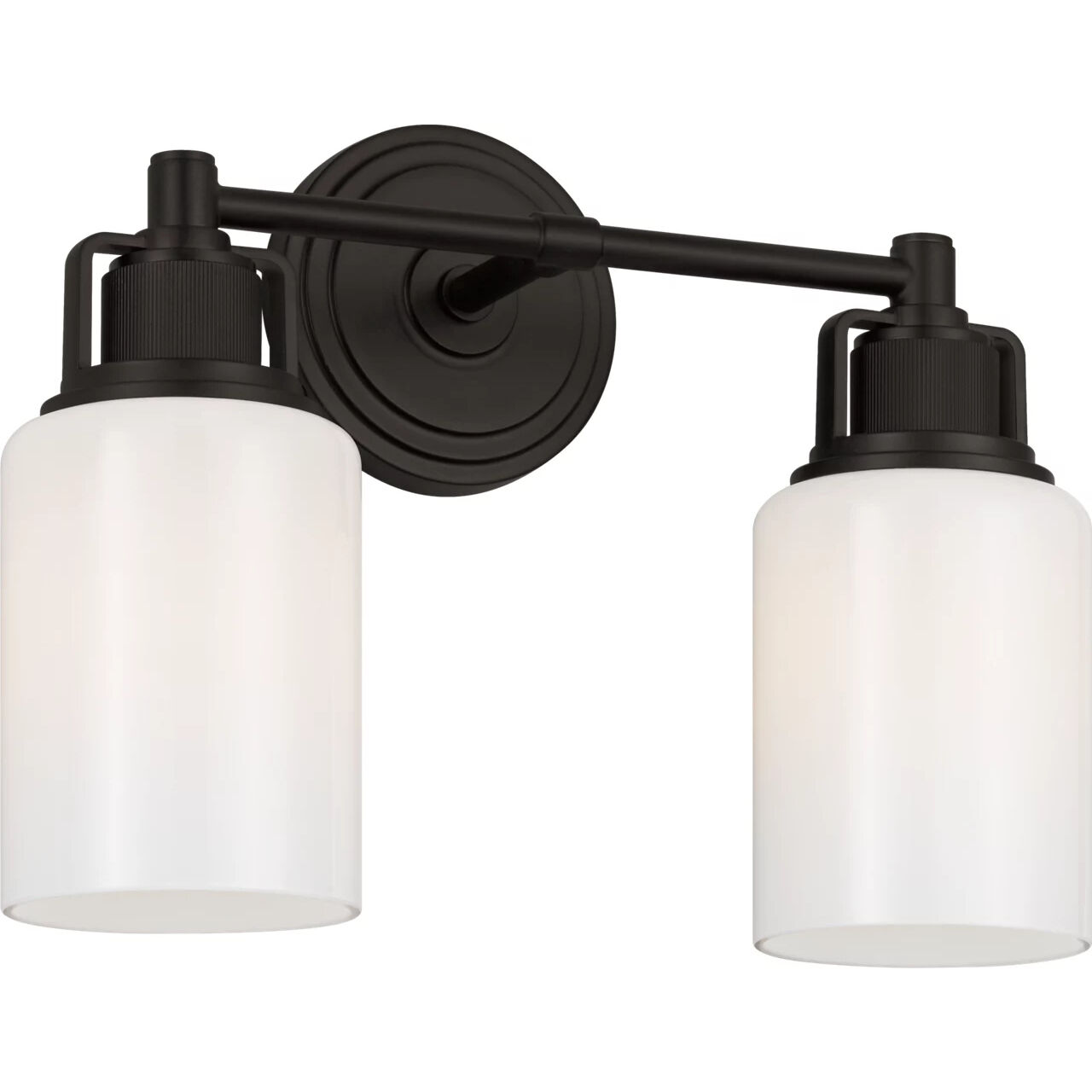 C&M by Chapman & Myers Ashford 2 Light 13.5 inch Aged Iron Bath Vanity Wall Light