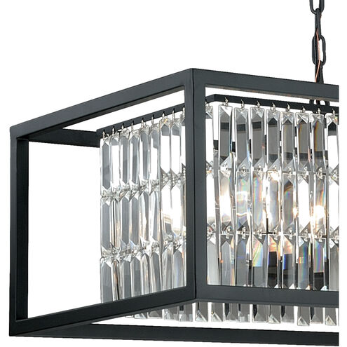 Catana LED 40 inch Oil Rubbed Bronze Linear Chandelier Ceiling Light