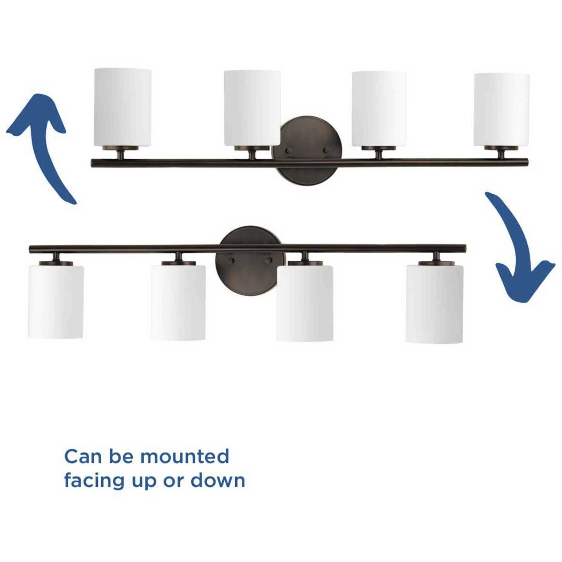 Replay 4 Light 31.13 inch Antique Bronze Bath Vanity Wall Light