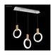 Acrylic LED 28 inch White Acrylic Chandelier Ceiling Light