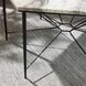 Estrella 62.5 X 54 inch Toronto Leathered Marble and Blackened Iron Dining Table