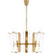 AERIN Alpine 16 Light 30.25 inch Hand-Rubbed Antique Brass Chandelier Ceiling Light in Clear Glass, Medium