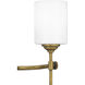 Aria 4 Light 31 inch Weathered Brass Bath Light Wall Light