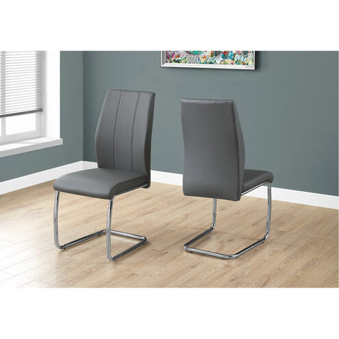 Plymouth Grey Dining Chair, 2-Piece Set