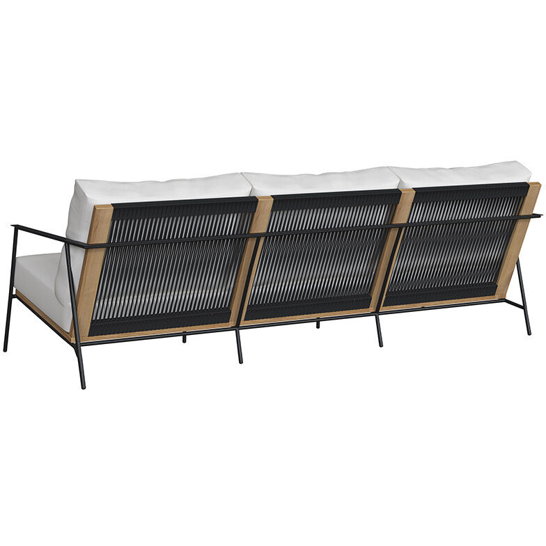 Milan Stinson White Outdoor Sofa