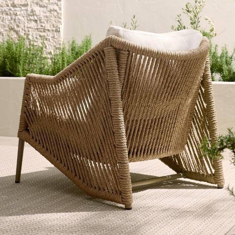 Kiki Pearl and Tan with Beige Outdoor Chair