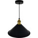 Brave 1 Light 10 inch Black Mini Pendant Ceiling Light