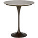 Joni Aged Brass Bar Table