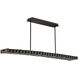 Stitch LED 58.75 inch Painted Black Oxide Chandelier Ceiling Light