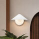 Alora Mood Ashford 1 Light 8.75 inch Antique White Wall Sconce Wall Light