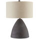 Zea 27.75 inch 150 watt Antique Black Table Lamp Portable Light