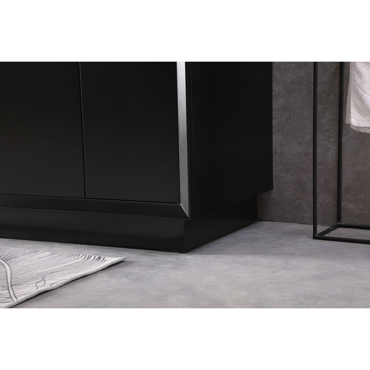 Hayes 60 X 22 X 35 inch Black Vanity Sink Set