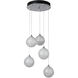 Fritz 5 Light 15.4 inch Sterling Pendant Ceiling Light