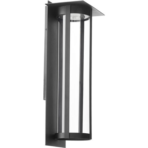 Abram 1 Light 24 inch Textured Black Outdoor Wall Lantern