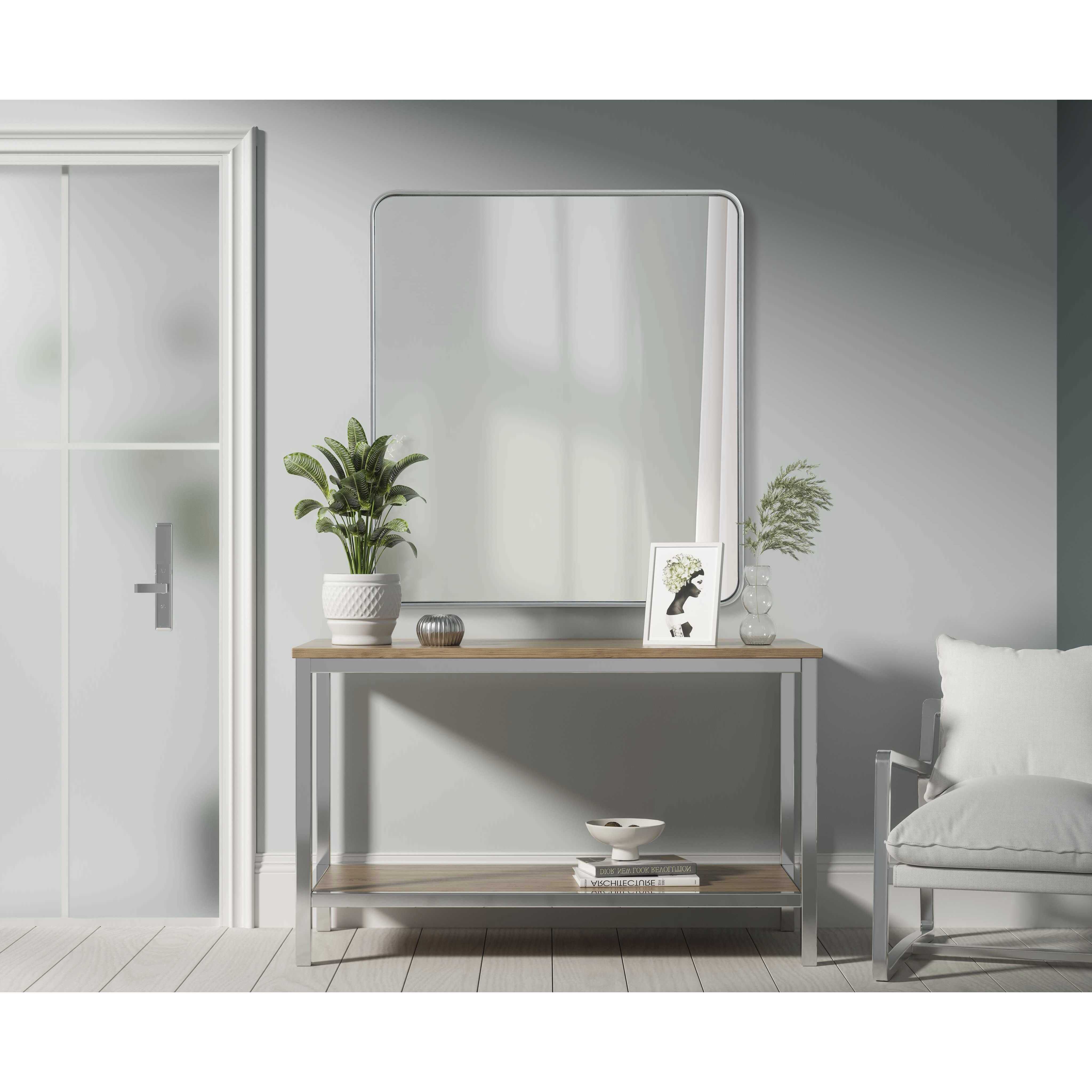 Remy 40 X 36 inch Silver Mirror