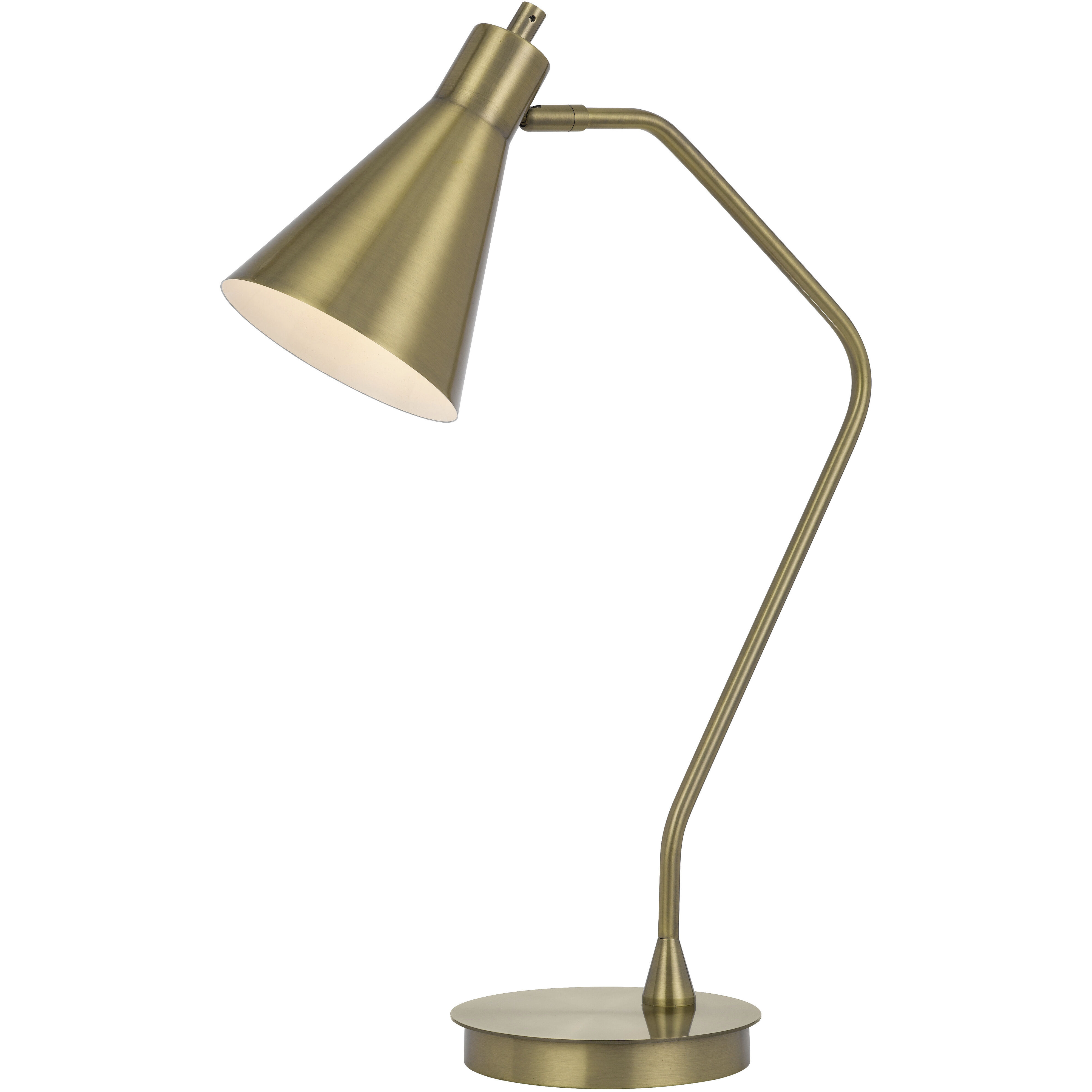 Capstone 24 inch 12.00 watt Antique Brass Table Lamp Portable Light