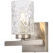 Cassie 1 Light 8 inch Stain Nickel Bath Sconce Wall Light