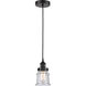 Edison Canton 1 Light 6 inch Matte Black Mini Pendant Ceiling Light